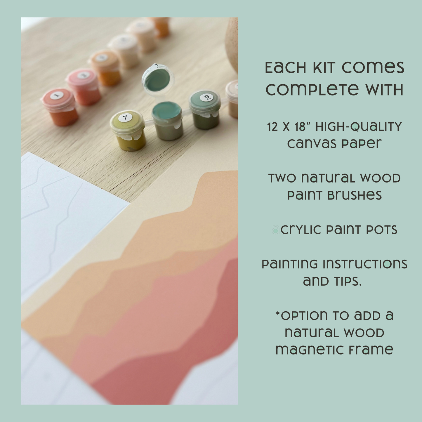 Sloth Family Paint by Numbers Kit for Children
