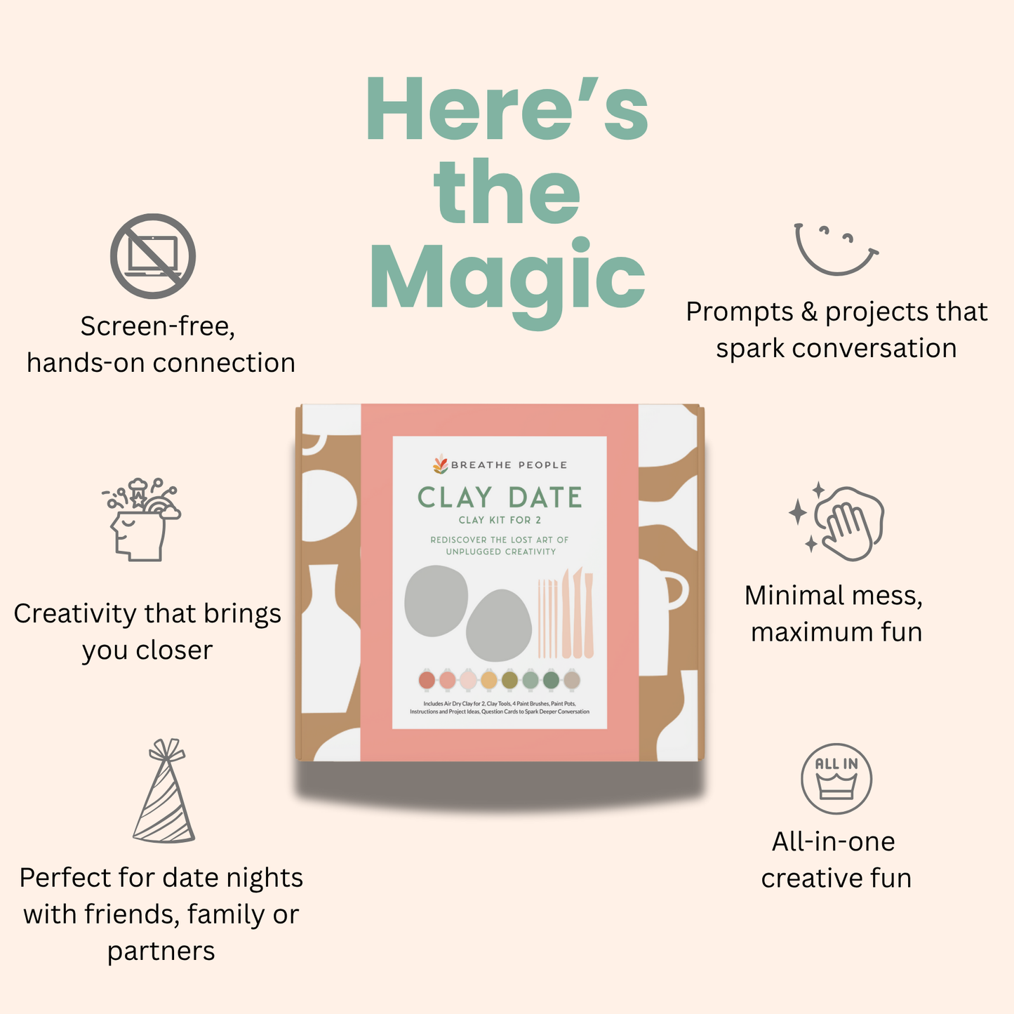 Clay Date: Creative Couples Clay Making Kit