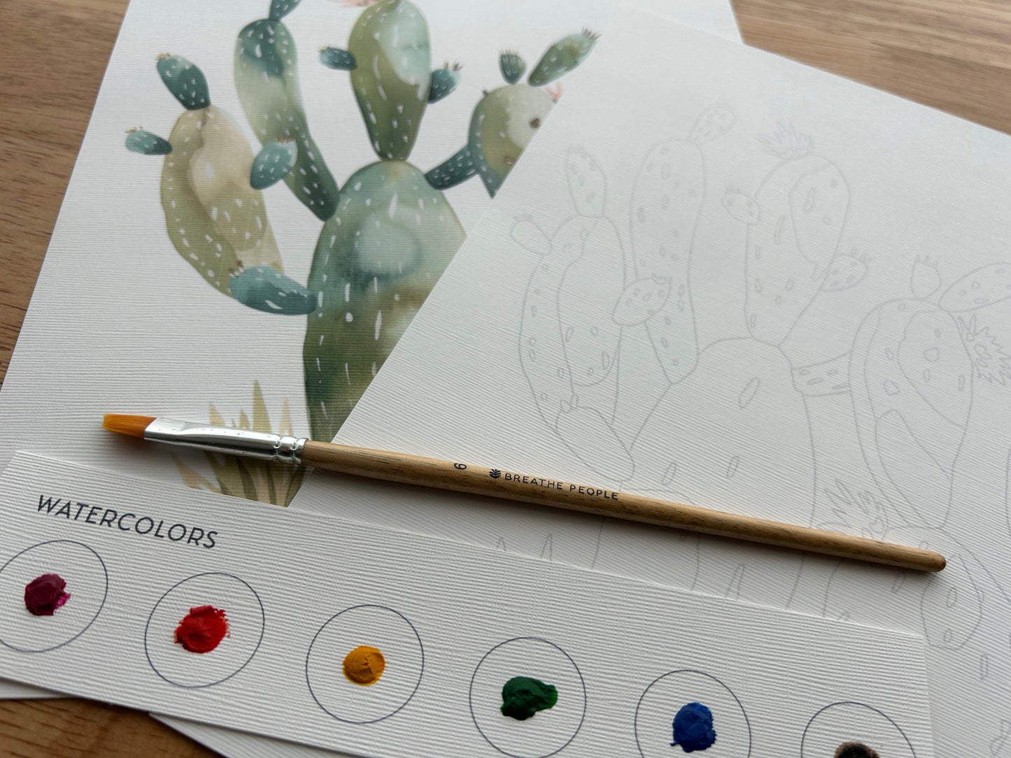 Cactus All-In-One Watercolor Kit