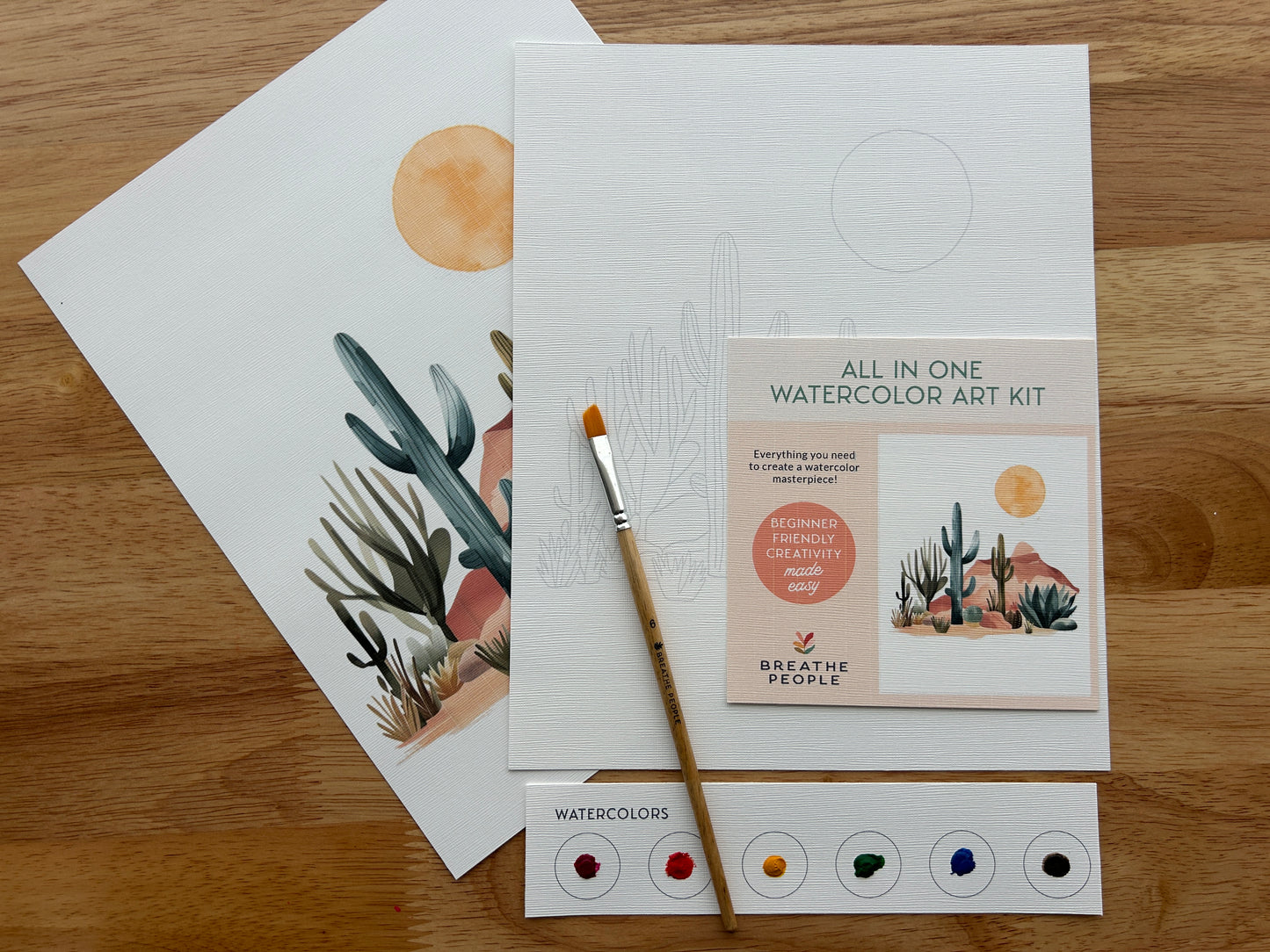 Desert Landscape All-In-One Watercolor Kit