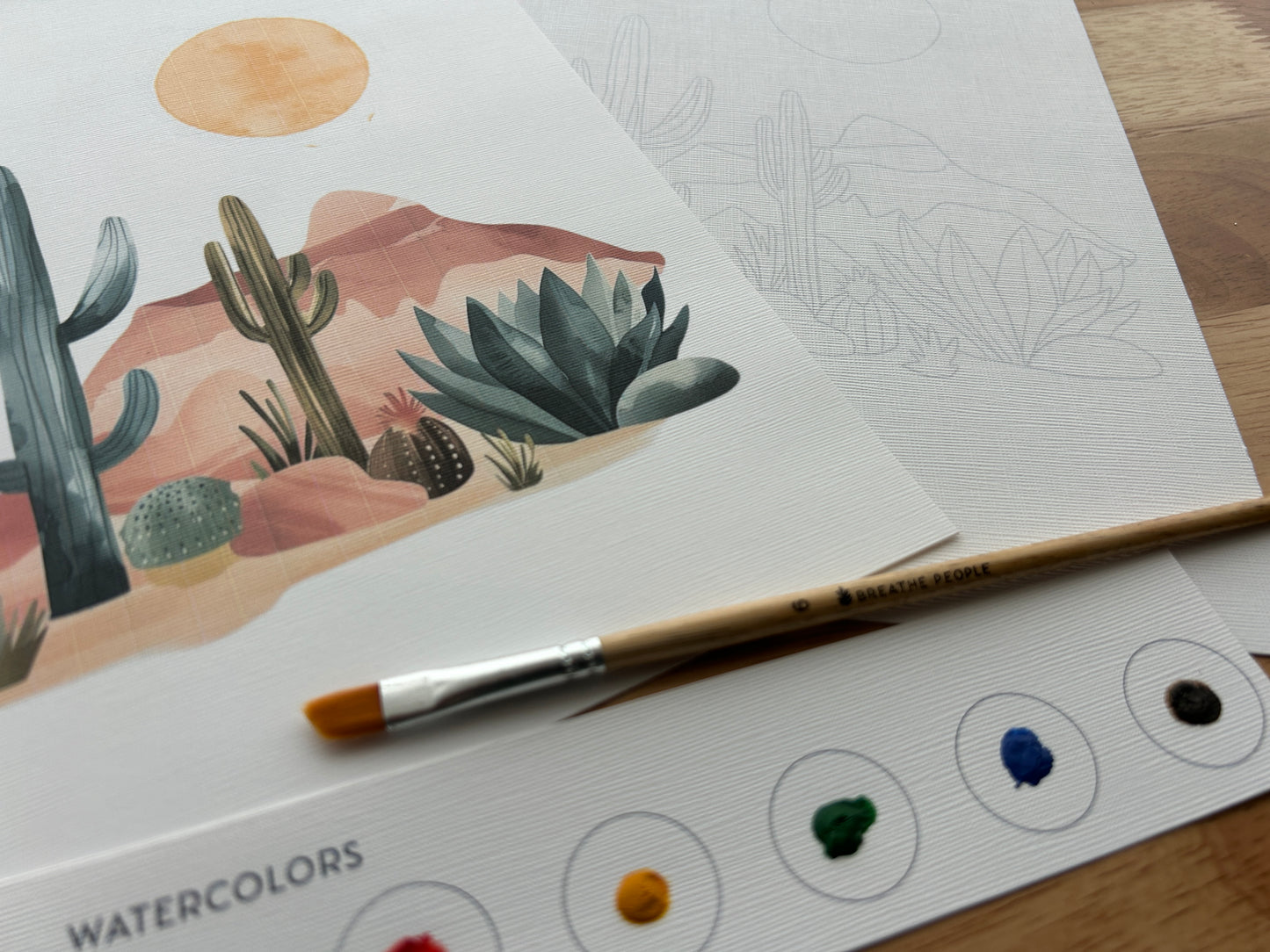 Desert Landscape All-In-One Watercolor Kit