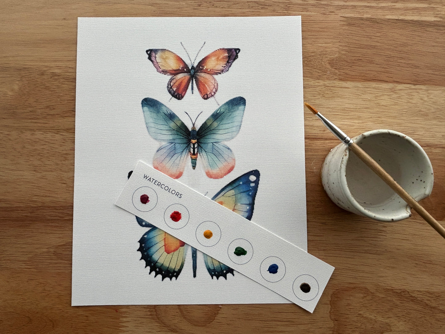Butterflies All-In-One Watercolor Kit