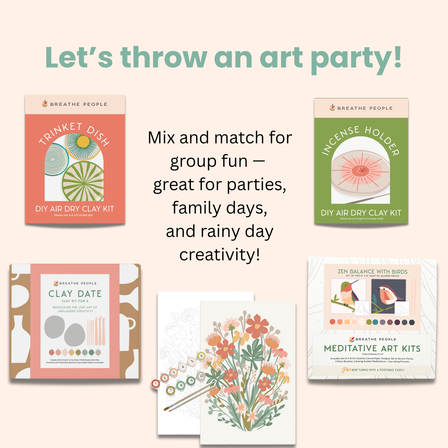 Petite Artisan Pinch Pot Clay Kit