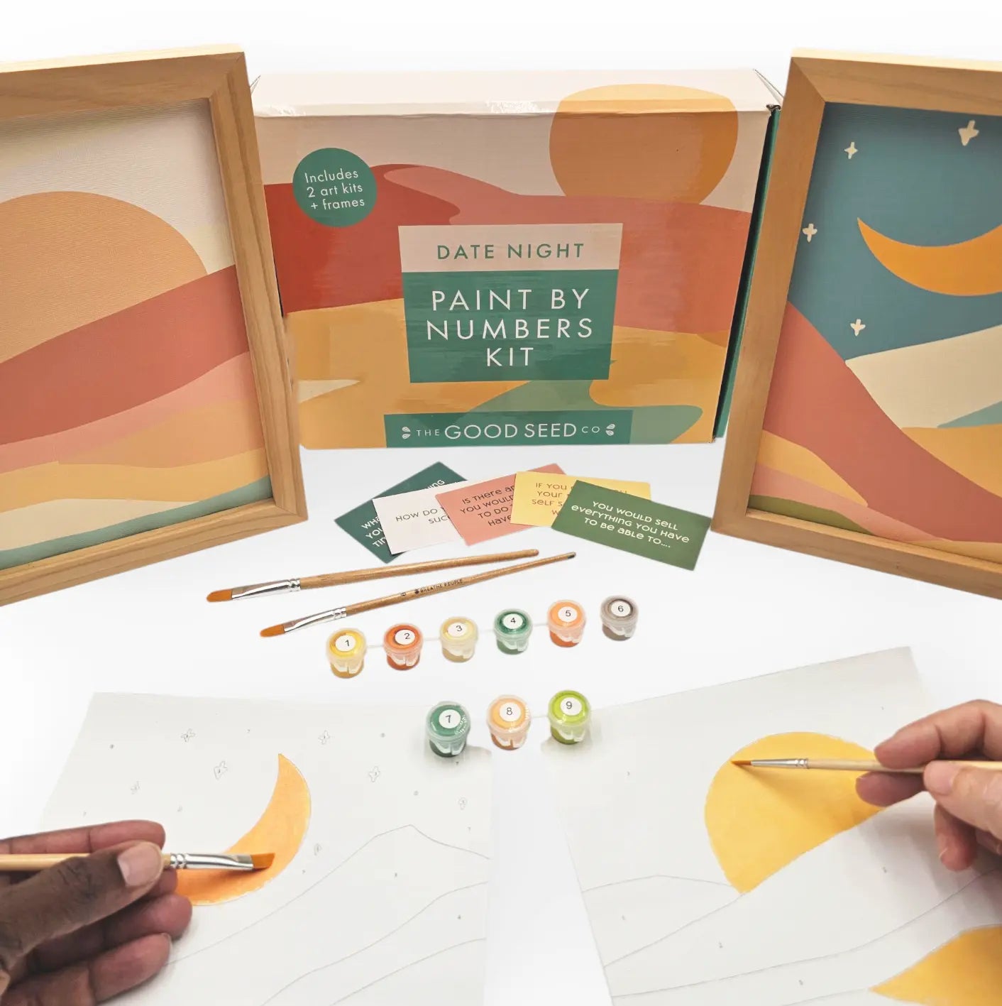 Deluxe Date Night Paint by Numbers Kit for 2