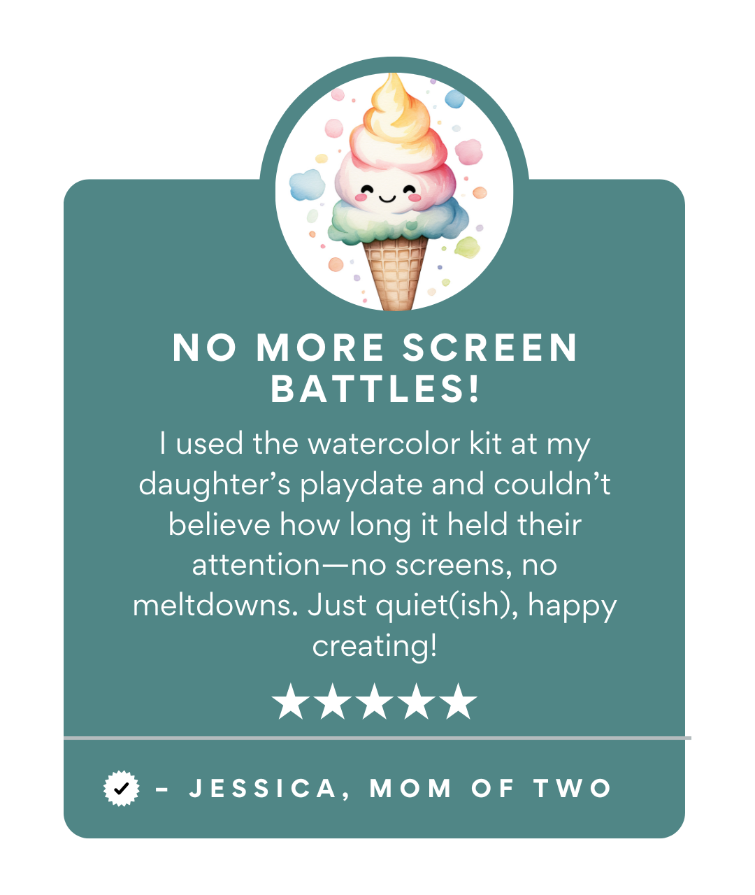 Popcicle Watercolor Kit for Kids