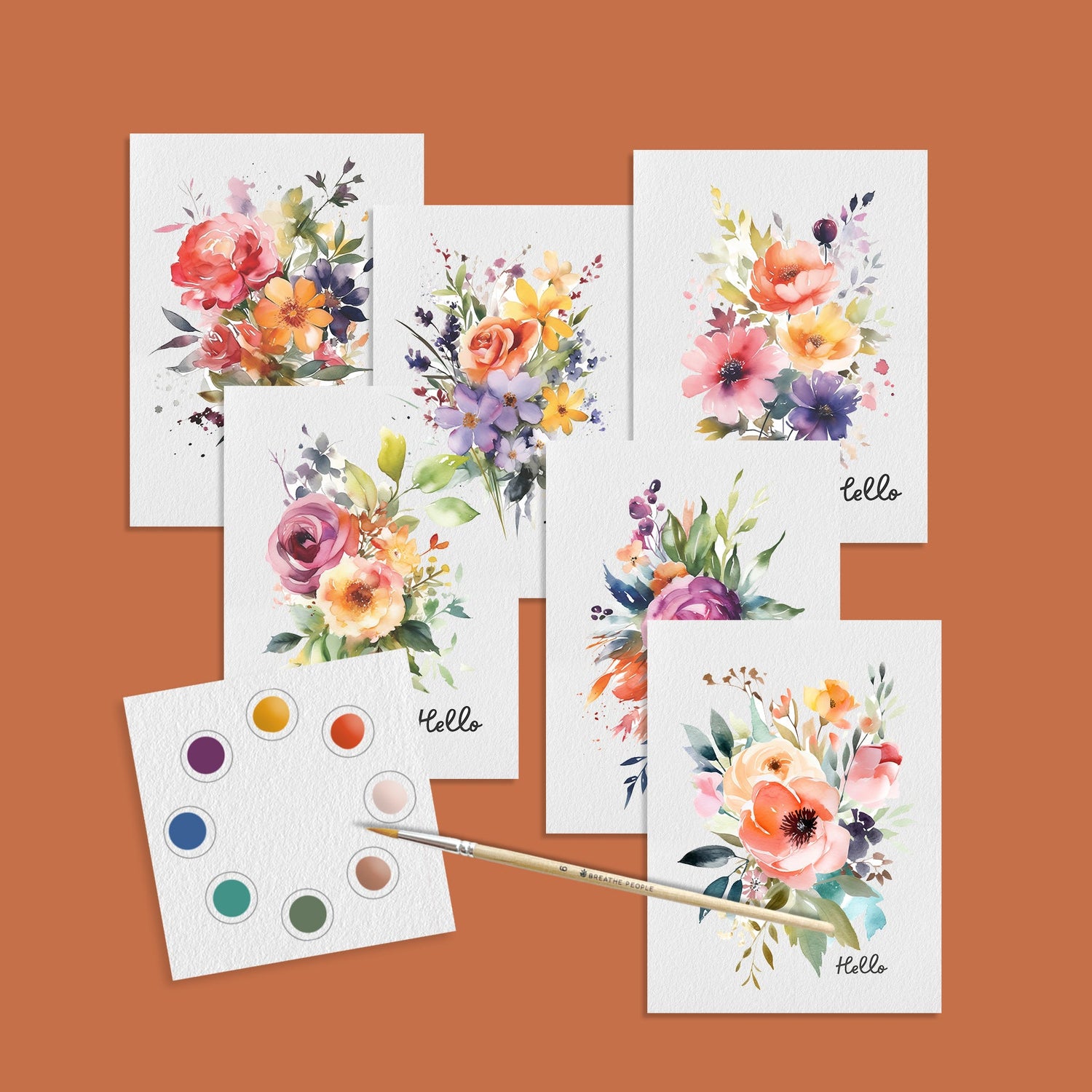 Watercolor Postcards