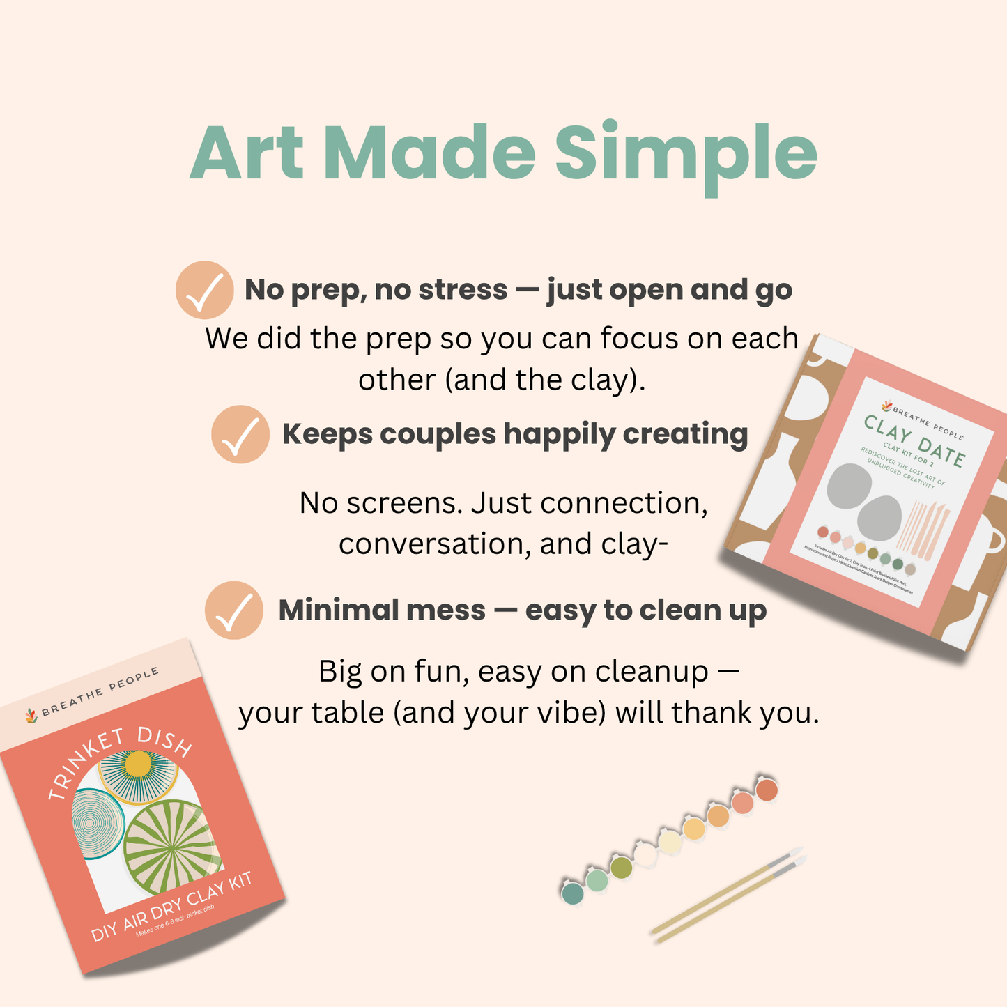 Clay Date: Creative Clay Kit for Two