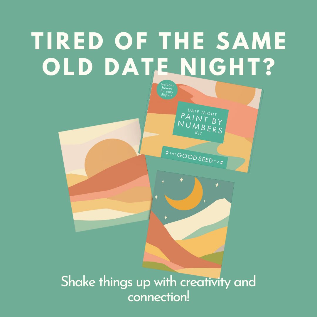 Deluxe Date Night Paint by Numbers Kit for Couples