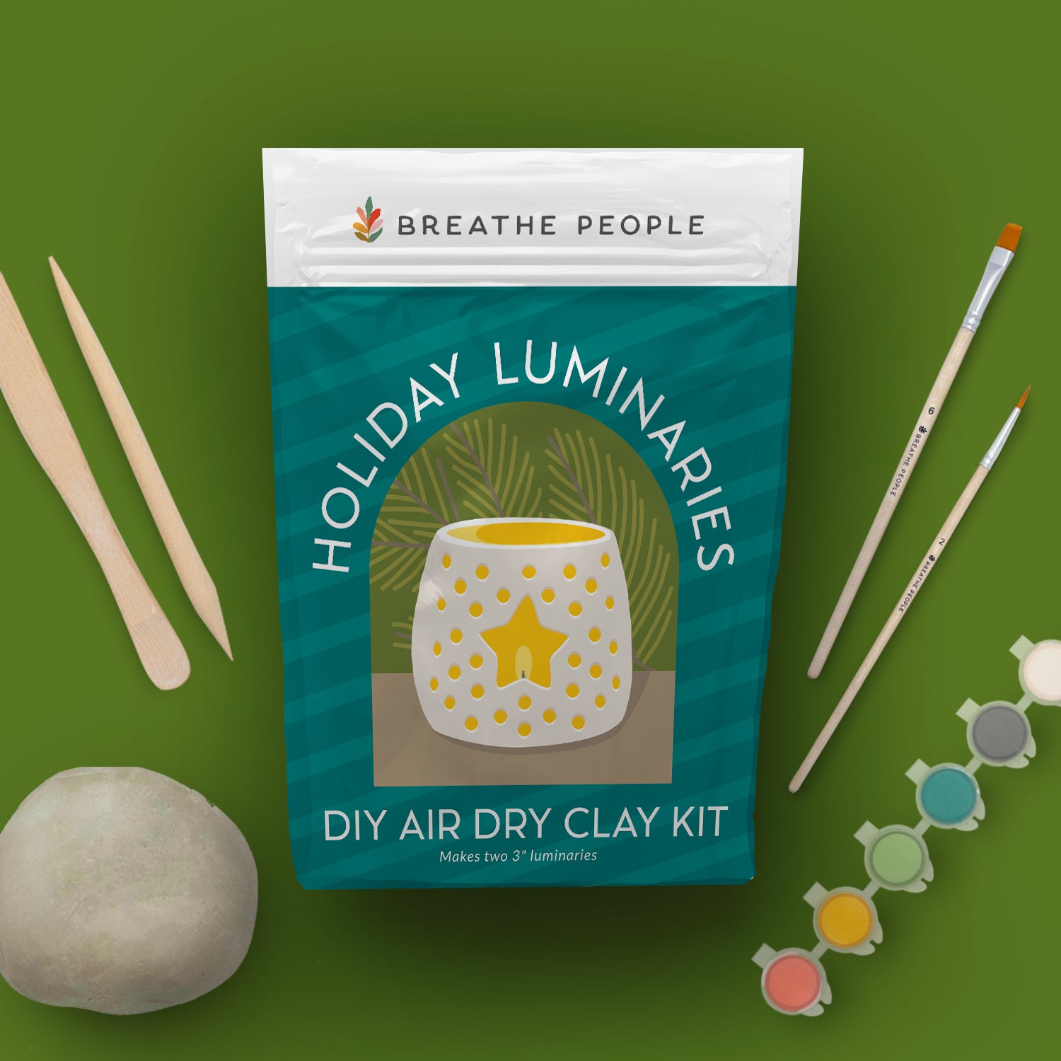 Cozy Glow: Holiday Luminary Clay Kit