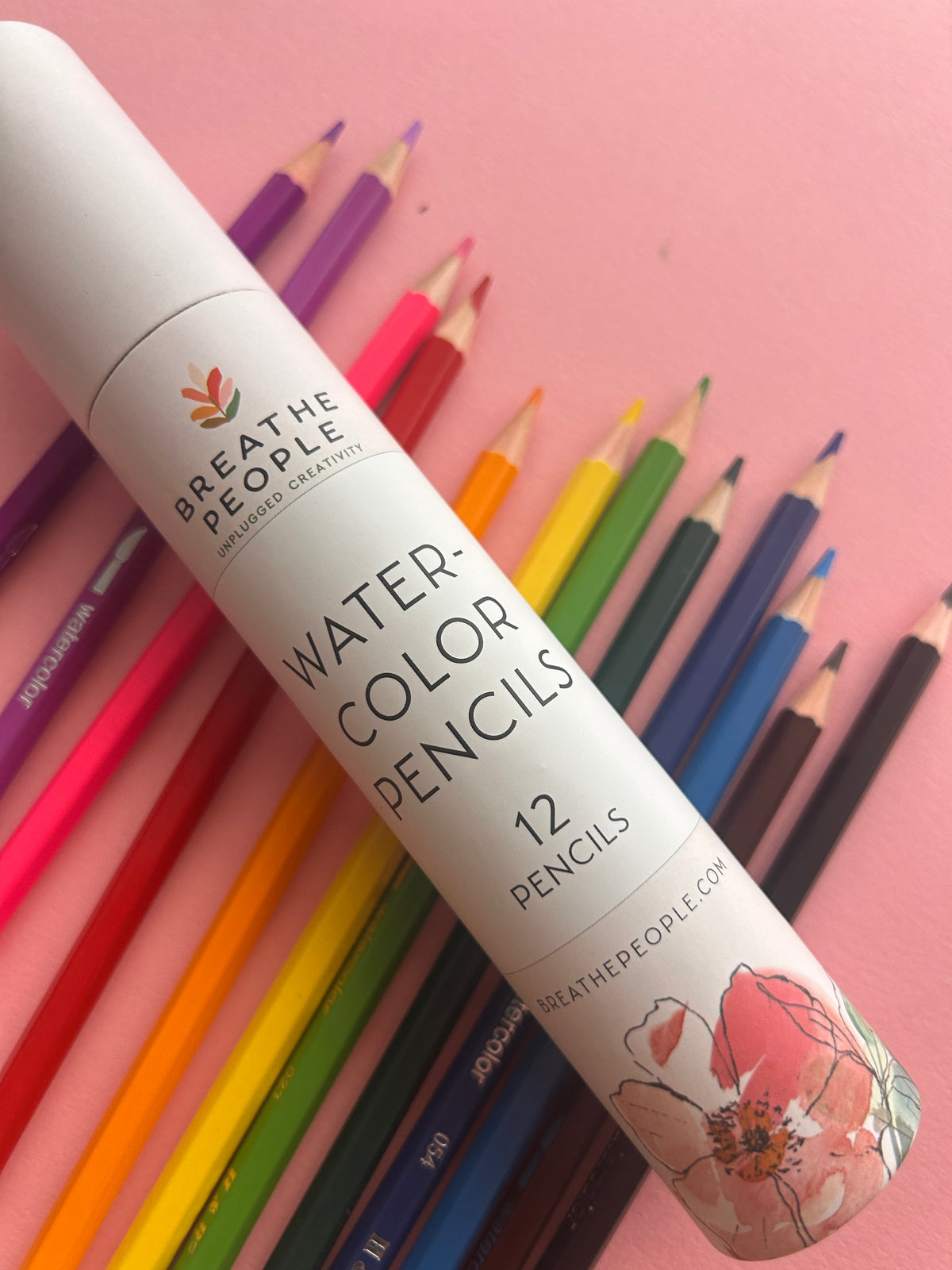 12-Color Watercolor Pencil Set for Beginner