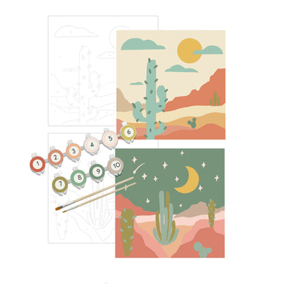 Zen Desert Botanicals Paint by Numbers Kits