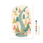 Happy Holidays Paint by Numbers Kit