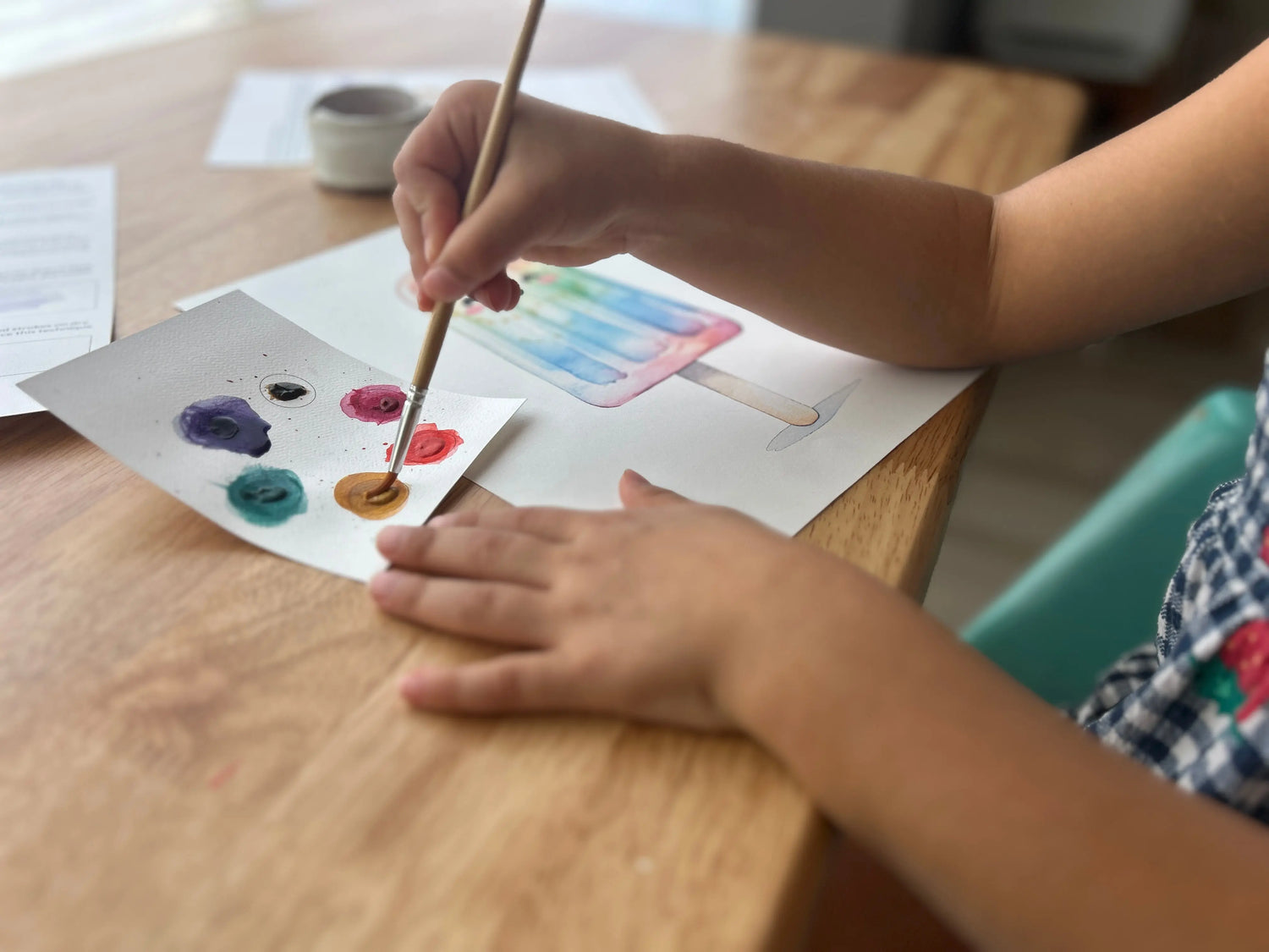 Happy Rainbow Watercolor Kit for Kids