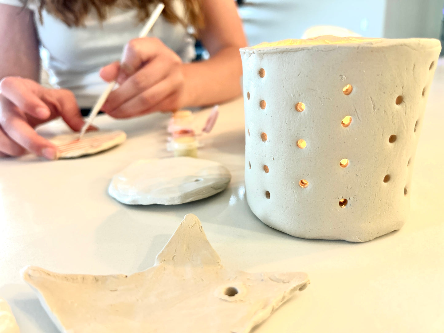 Holiday Luminary Clay Kit