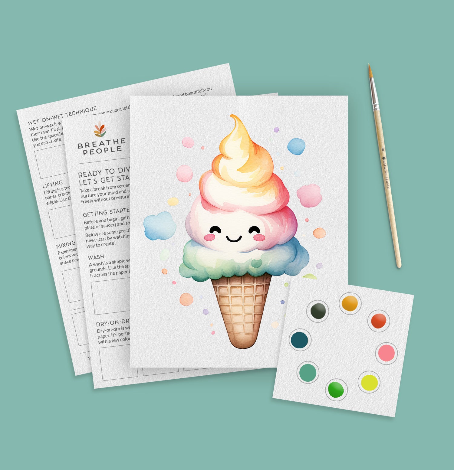 Petite Artisan Watercolor Gatherings