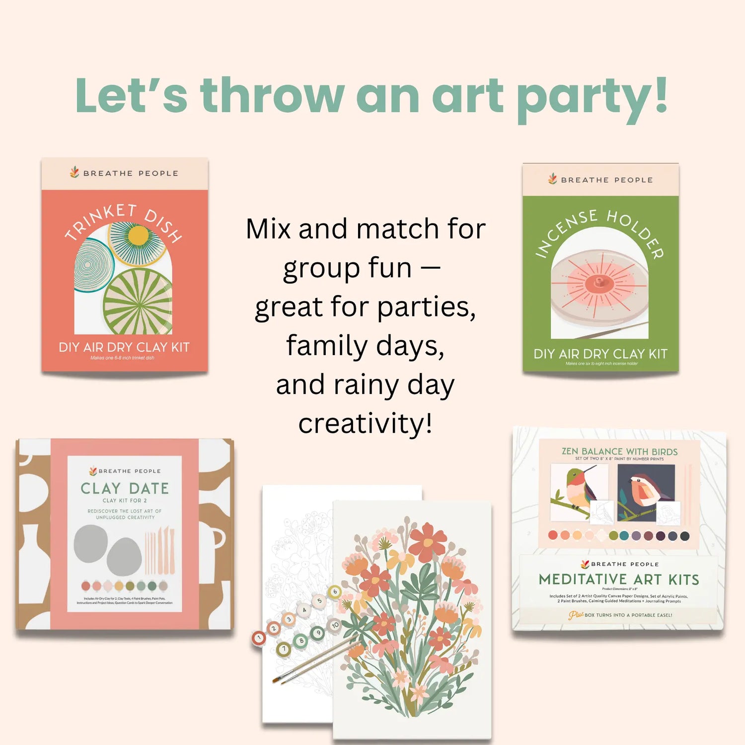 DIY Holiday Clay Tree Ornament Kit