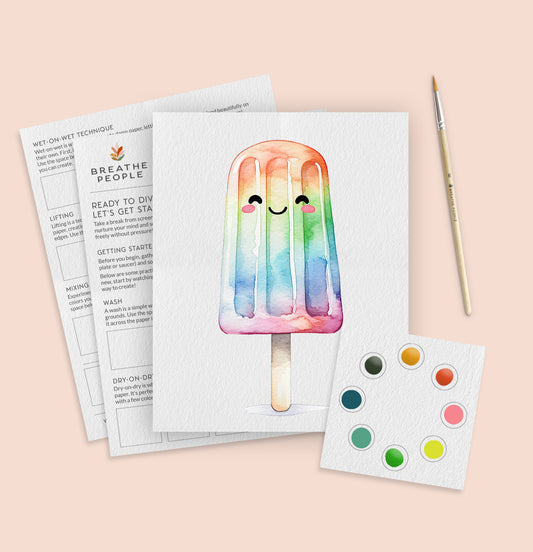 Popcicle Watercolor Kit for Kids