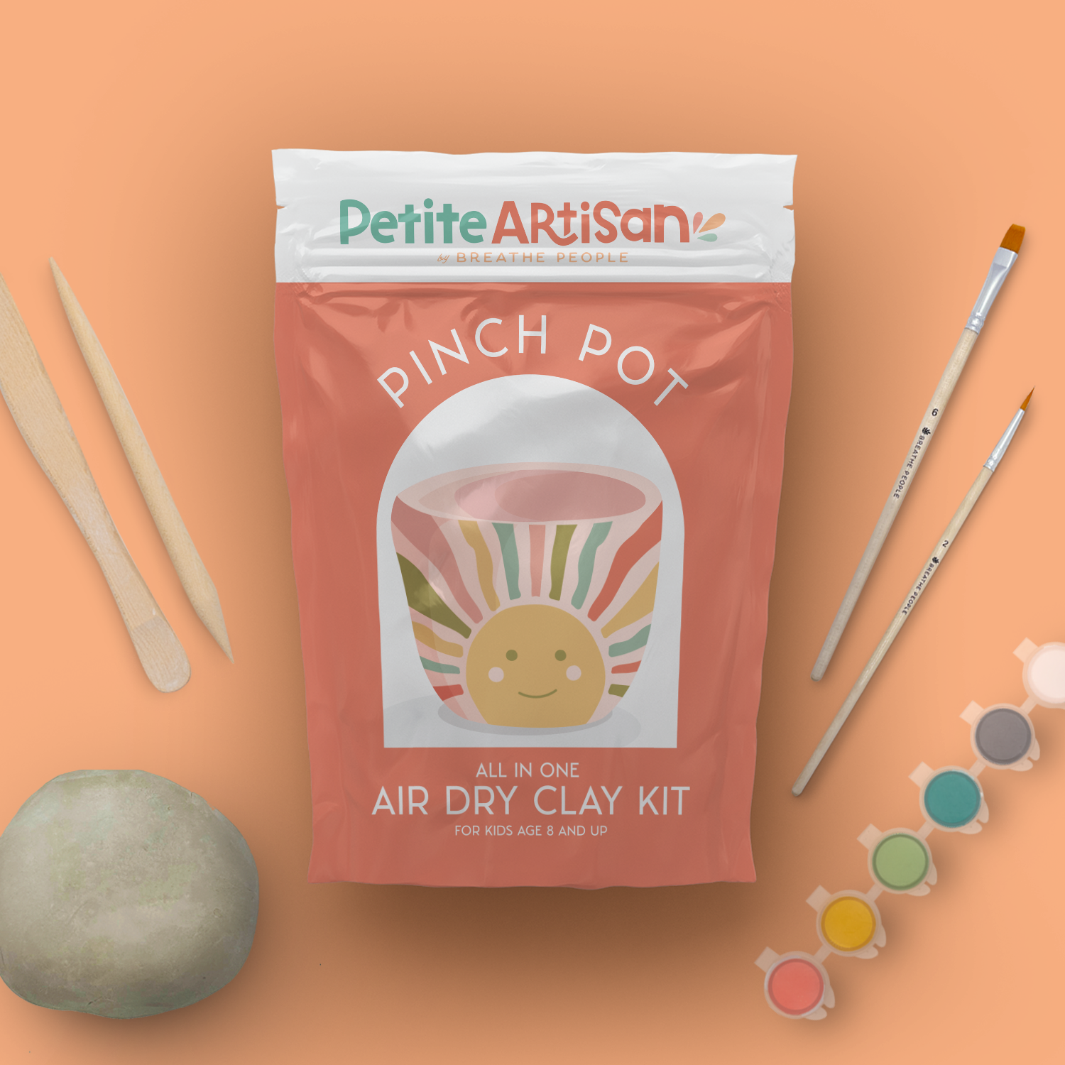 Petite Artisan Pinch Pot Clay Kit