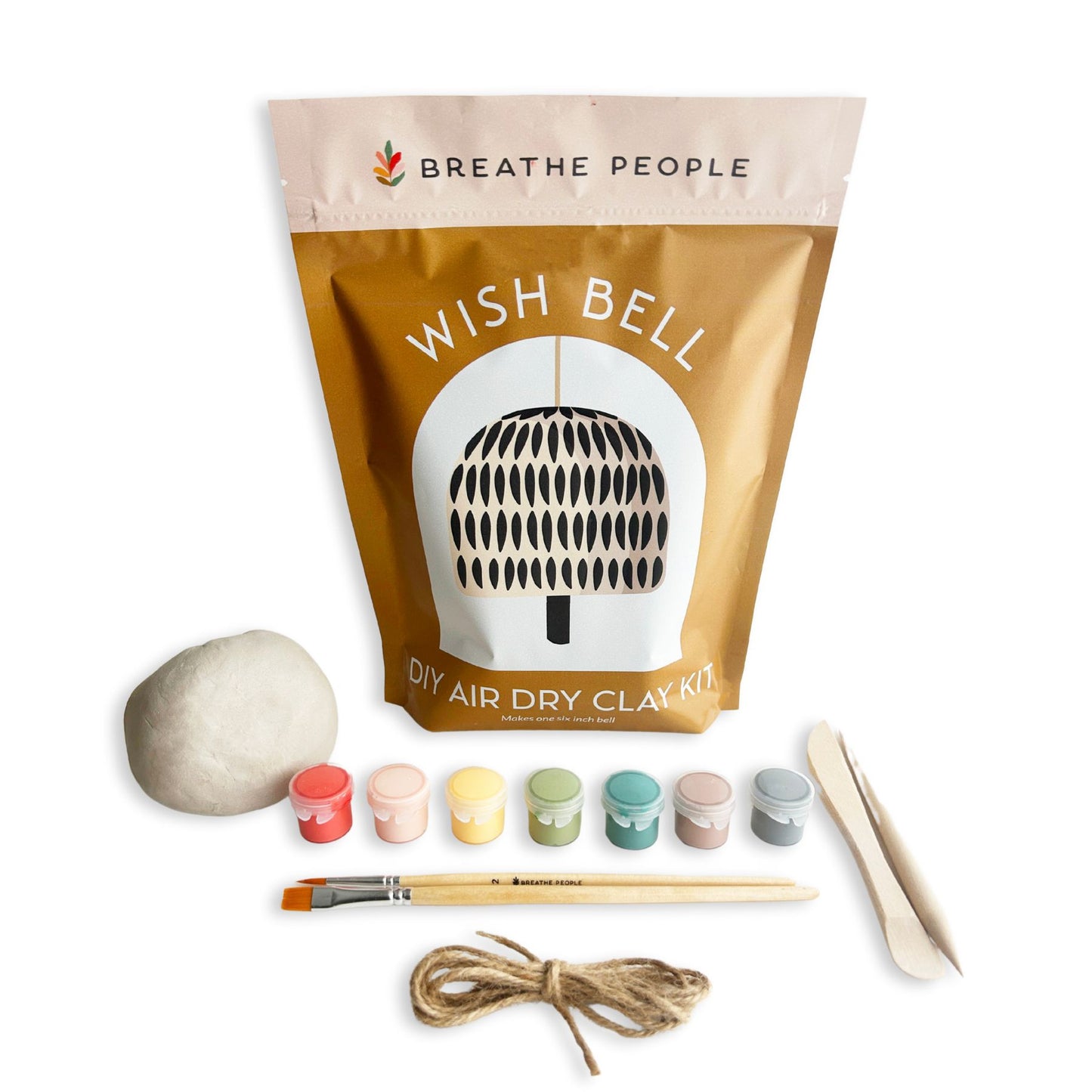 DIY Air Dry Clay Kit- Make Your Own Wish Bell