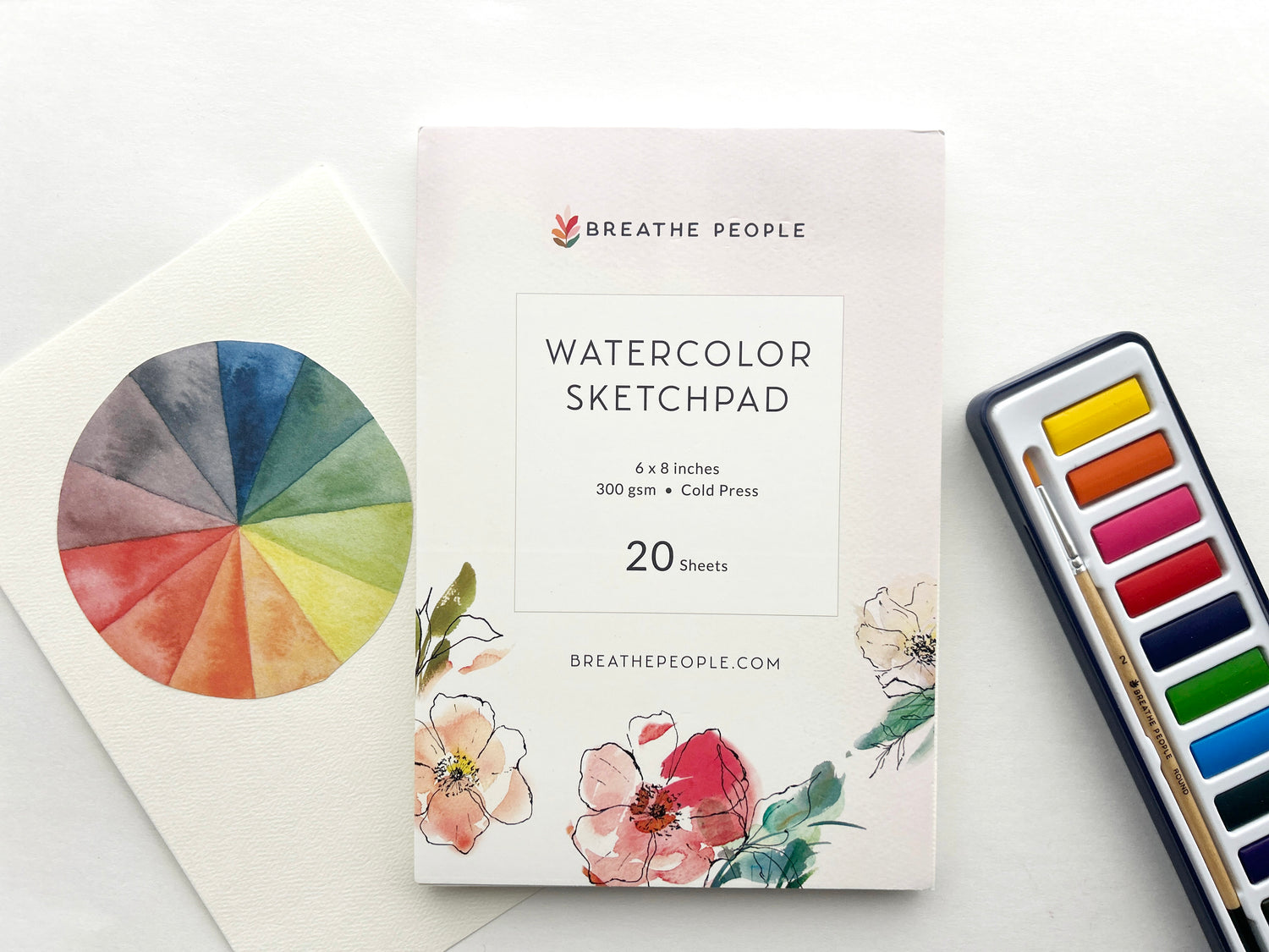 Watercolor Sketch Pad for Slow, Intuitive Painting & Creative Reset
