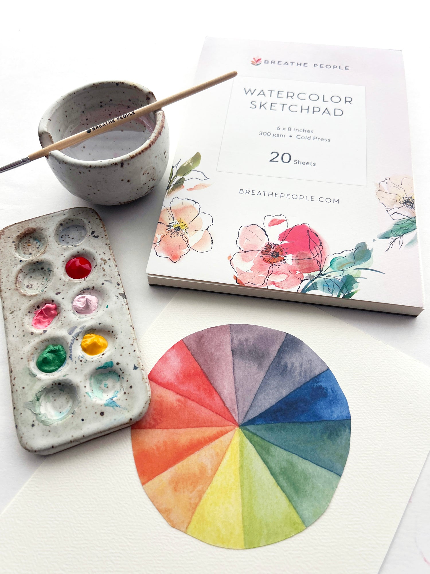 Watercolor Sketch Pad for Slow, Intuitive Painting & Creative Reset