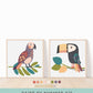 Tropical Birds Paint By Number Kit