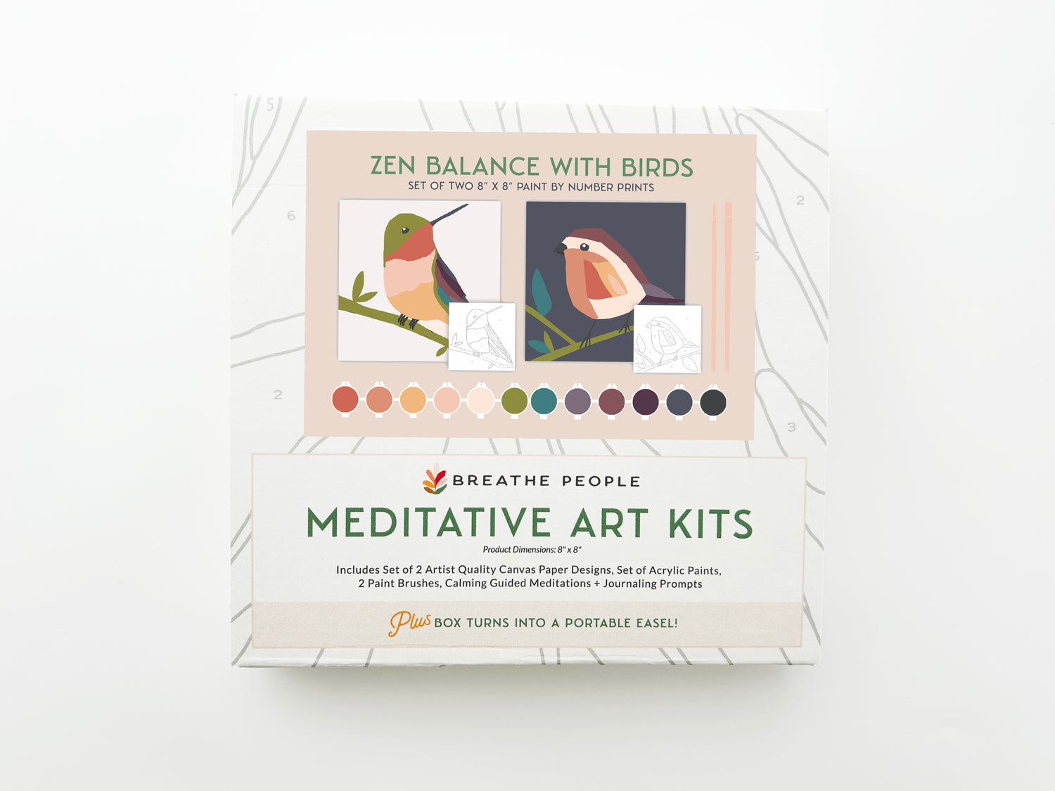 Birds on Branches Paint by Numbers Kits