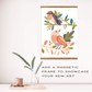 Birds in Balance Nature Meditative Art Paint by Number Kit