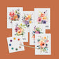 All-in-One Watercolor Postcards: Vibrant Botanicals