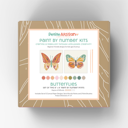 Butterflies Paint By Numbers Kit