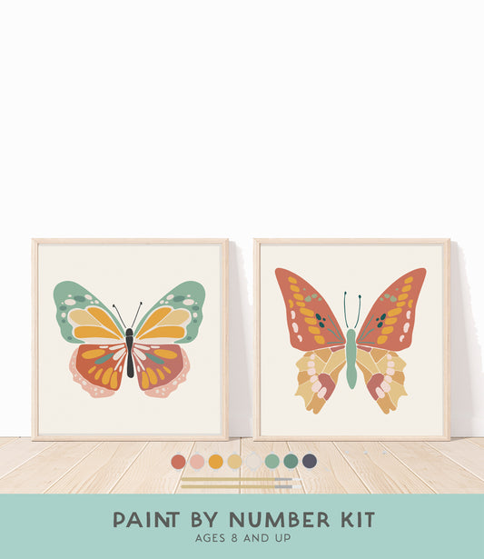Butterflies Paint by Number Kit