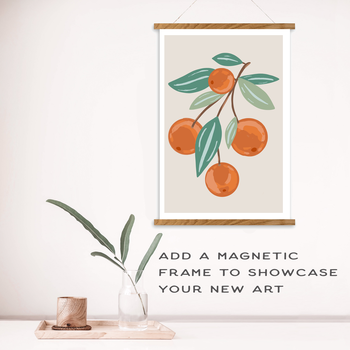 Art kit for self care image of oranges. 