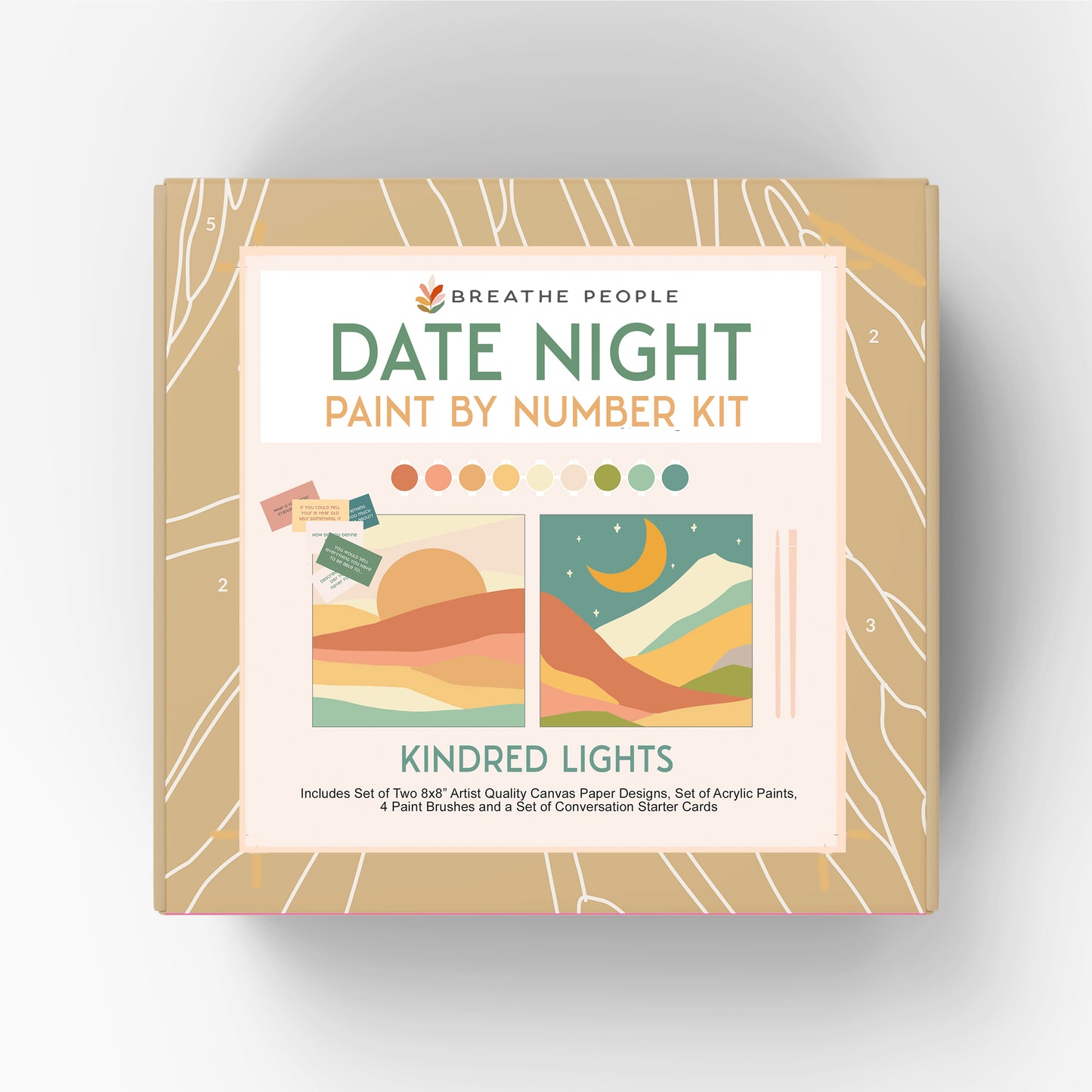 Date Night Paint by Numbers Kit for Couples