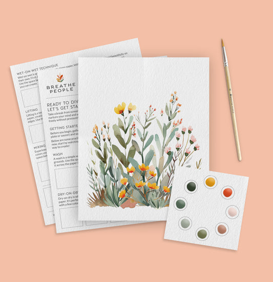 Desert Bloom All-In-One Watercolor Kit