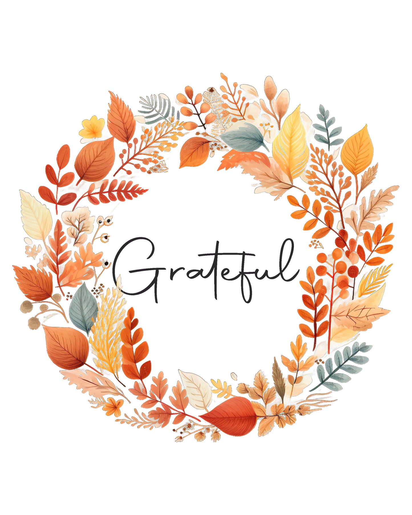 All-in-One Watercolor Kits for Cozy Fall Days- Fall Wreath
