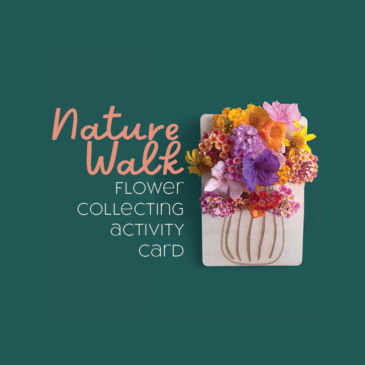 Two boards, one walk. Pick wildflowers and build bouquets side by side