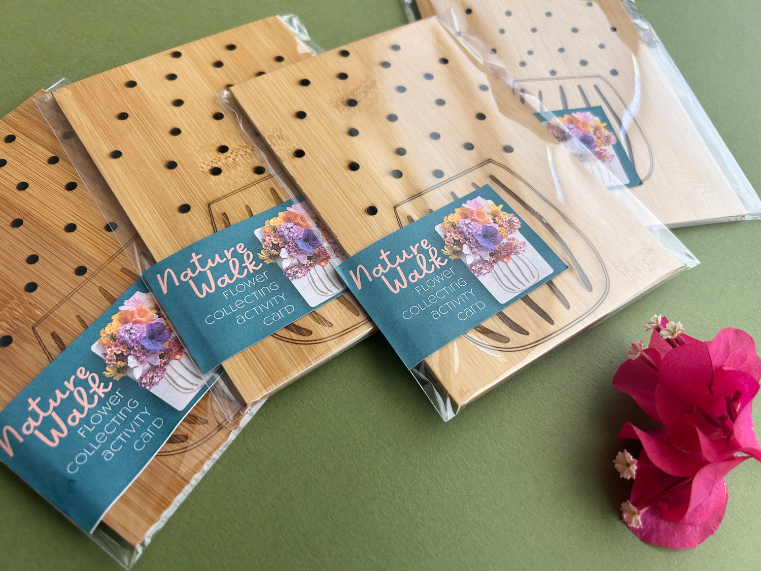 Two boards, one walk. Pick wildflowers and build bouquets side by side