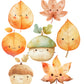 All-in-One Watercolor Kits for Cozy Fall Days- Fall Leaves