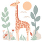 Elephant and Giraffe Paint By Numbers Kit