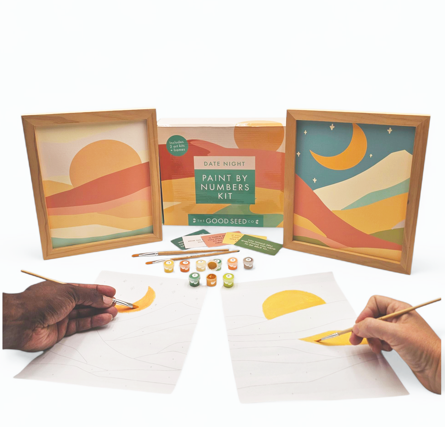 Deluxe Date Night Paint by Numbers Kit for 2