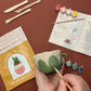 DIY Air Dry Clay Kit- Make Your Own Hanging Planter