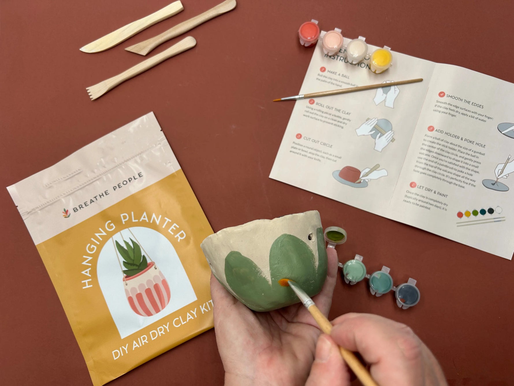 crafty crew hanging planter Breathe People DIY Hanging Planter Kit