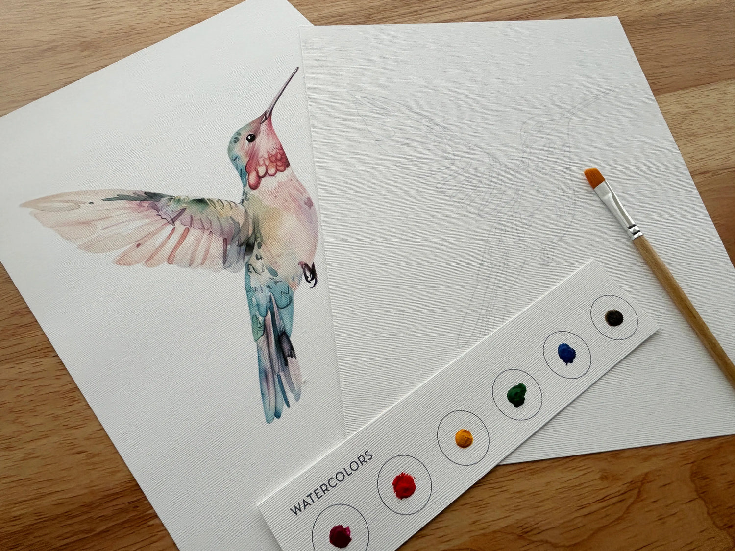 Hummingbird All-In-One Watercolor Kit