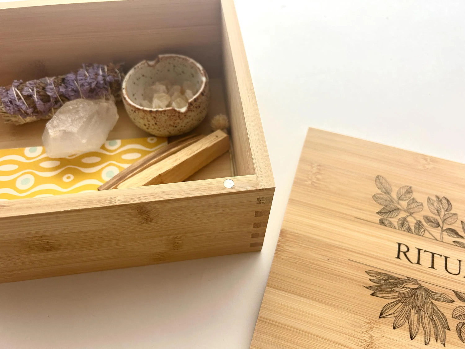 Handcrafted Bamboo Ritual Keepsake Box