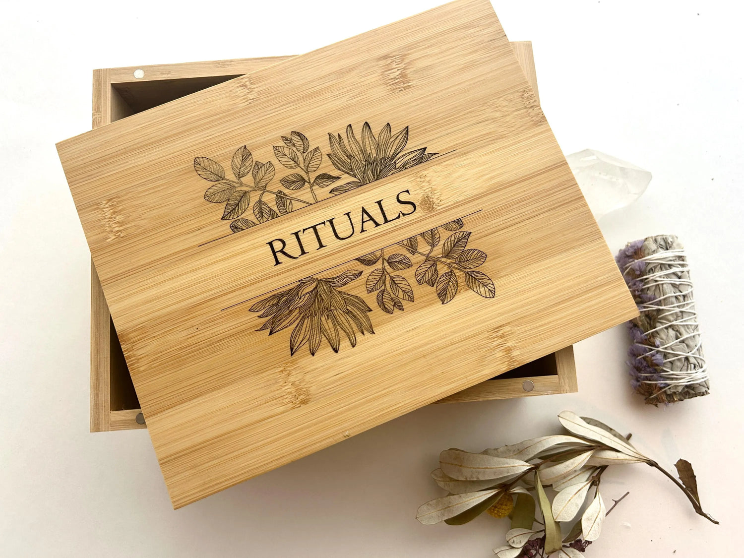 Handcrafted Bamboo Ritual Keepsake Box