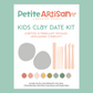 Petite Artisan Clay Date: Clay Kit for 2