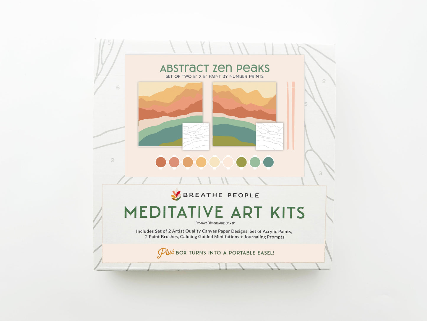 Abstract Zen Peaks PBN Kits