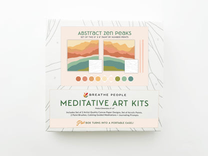 Abstract Zen Peaks PBN Kits