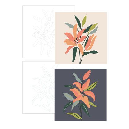 Lillies in Full Bloom Paint by Numbers Kits