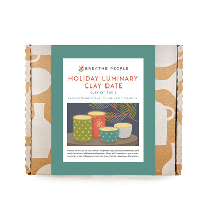 Holiday Luminary Clay Date Kit